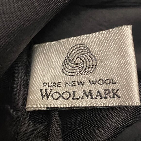 Amanda Smith Black Pure Wool Blazer Jacket Size Small - Picture 6 of 7